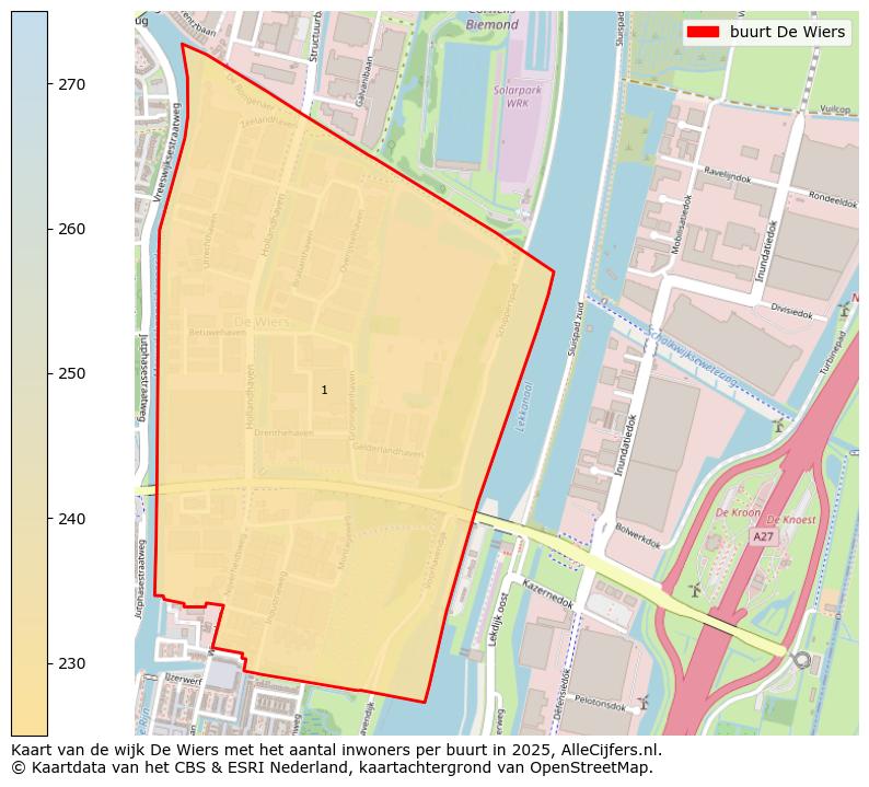 Afbeelding van de buurt De Wiers op de kaart.