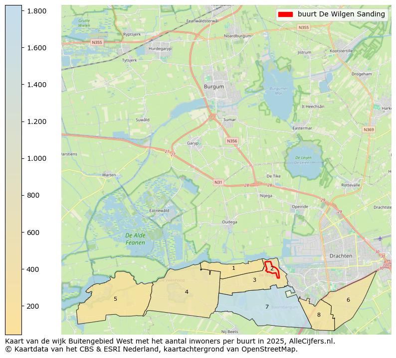 Afbeelding van de buurt De Wilgen Sanding op de kaart.