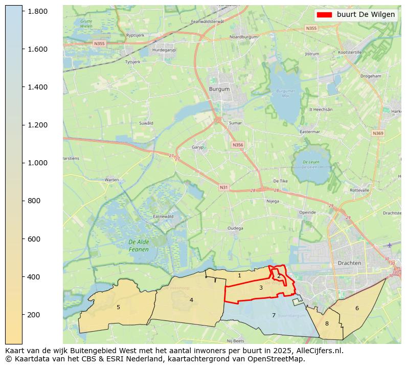 Afbeelding van de buurt De Wilgen op de kaart.
