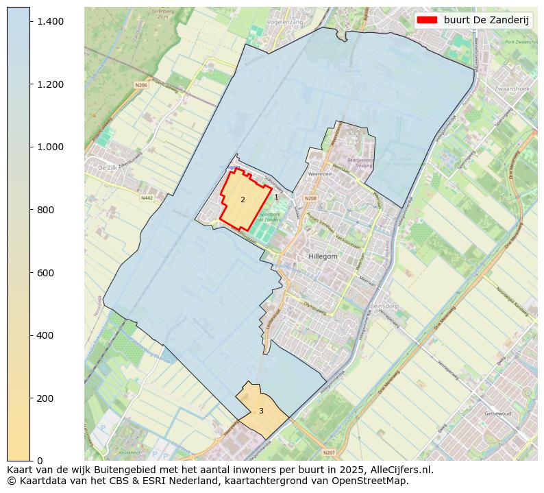 Afbeelding van de buurt De Zanderij op de kaart.
