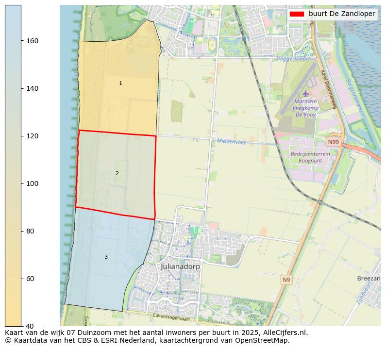Afbeelding van de buurt De Zandloper op de kaart.