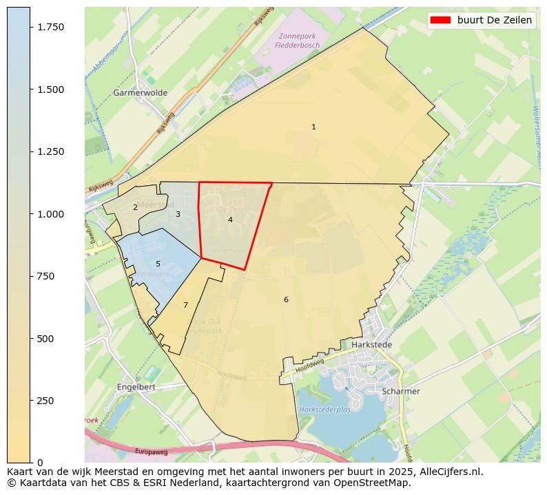 Afbeelding van de buurt De Zeilen op de kaart.