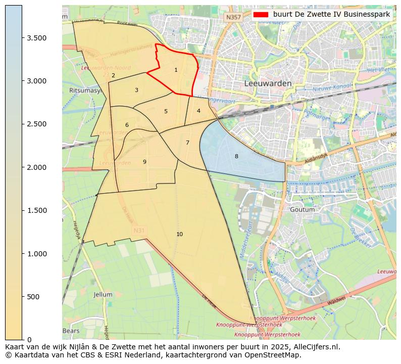 Afbeelding van de buurt De Zwette IV Businesspark op de kaart.
