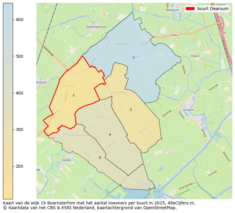 Afbeelding van de buurt Dearsum op de kaart.