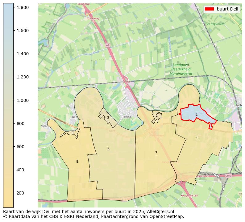 Afbeelding van de buurt Deil op de kaart.