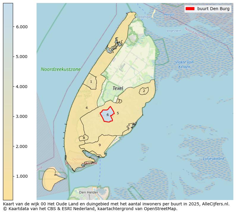 Afbeelding van de buurt Den Burg op de kaart.