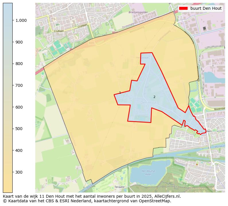 Afbeelding van de buurt Den Hout op de kaart.