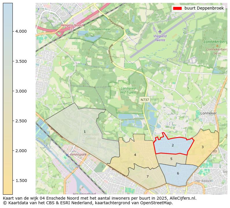 Afbeelding van de buurt Deppenbroek op de kaart.