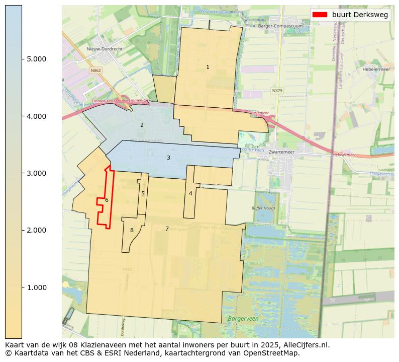 Afbeelding van de buurt Derksweg op de kaart.