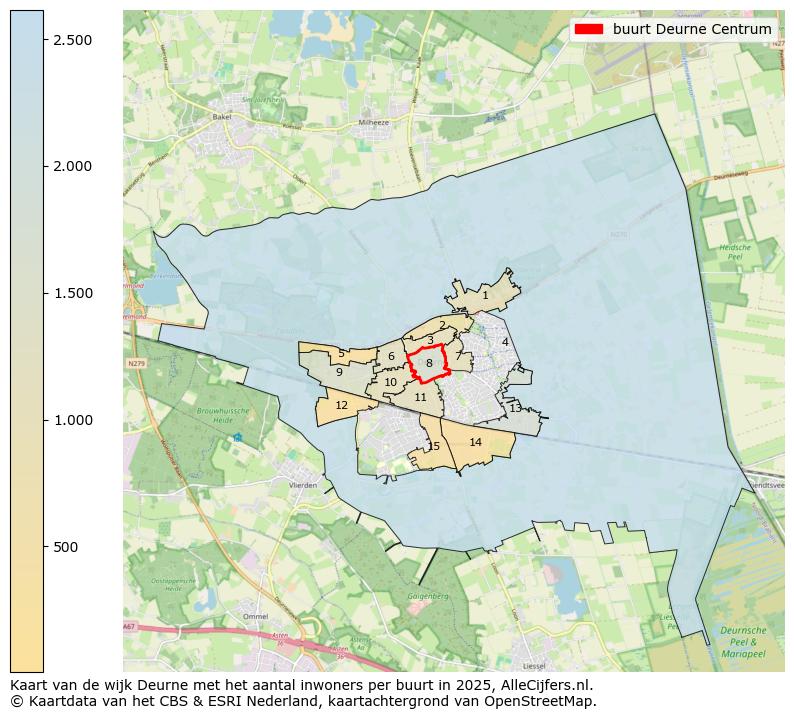 Afbeelding van de buurt Deurne Centrum op de kaart.