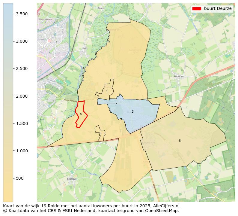 Afbeelding van de buurt Deurze op de kaart.