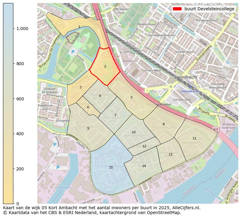 Afbeelding van de buurt Develsteincollege op de kaart.