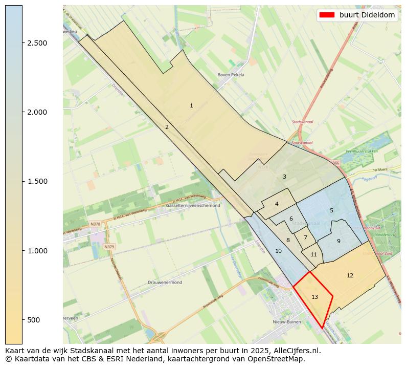 Afbeelding van de buurt Dideldom op de kaart.
