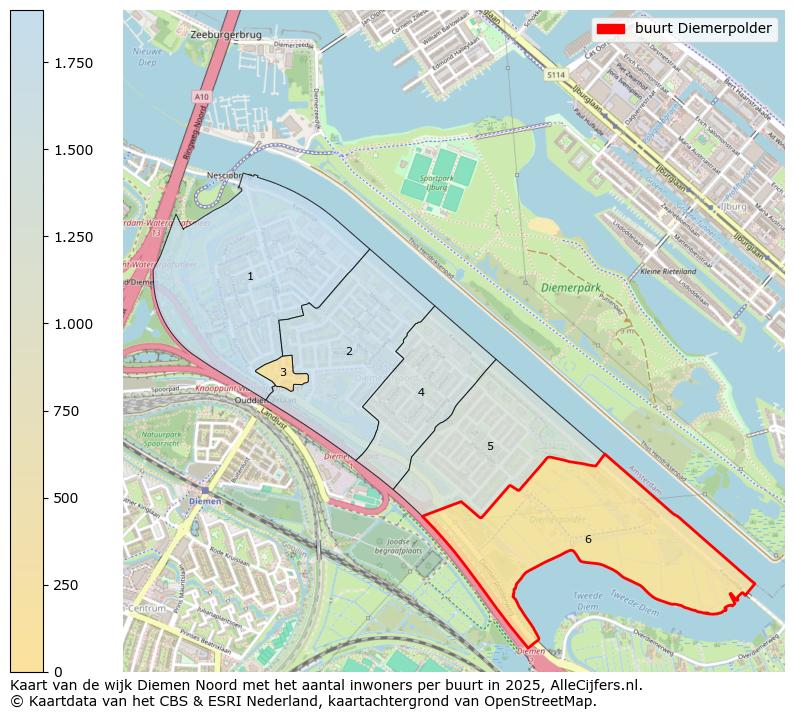 Afbeelding van de buurt Diemerpolder op de kaart.