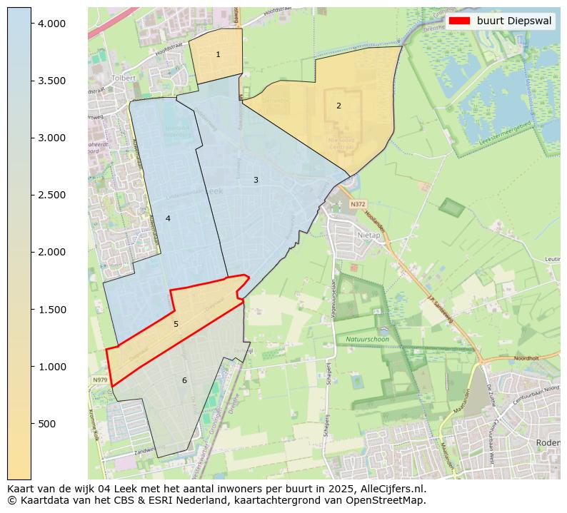Afbeelding van de buurt Diepswal op de kaart.