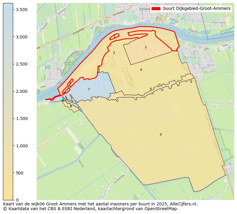Afbeelding van de buurt Dijkgebied-Groot-Ammers op de kaart.