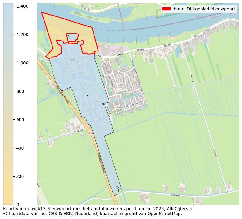 Afbeelding van de buurt Dijkgebied-Nieuwpoort op de kaart.