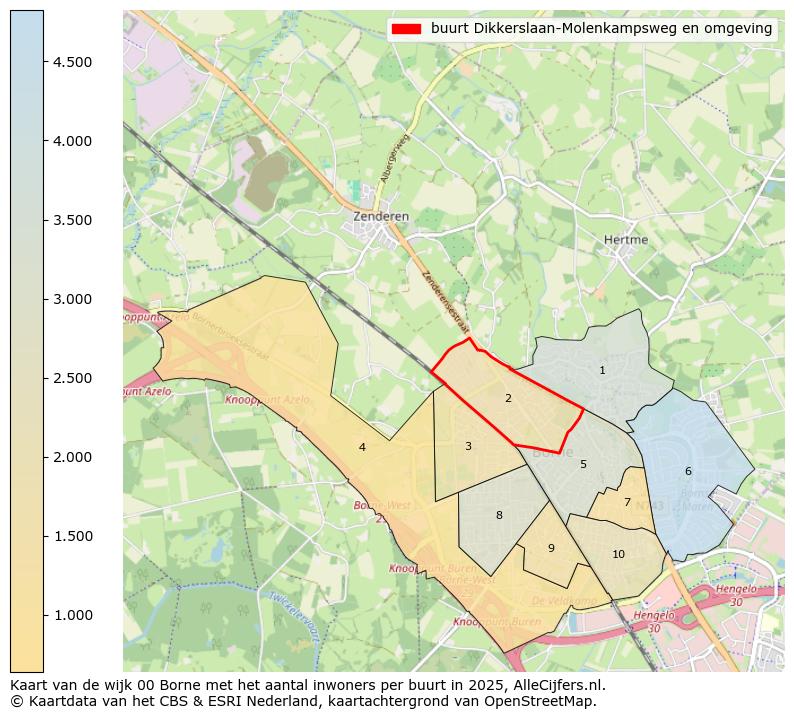 Afbeelding van de buurt Dikkerslaan-Molenkampsweg en omgeving op de kaart.