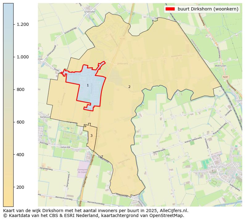 Afbeelding van de buurt Dirkshorn (woonkern) op de kaart.