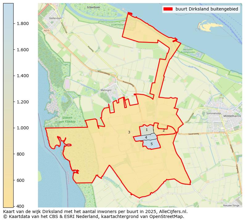 Afbeelding van de buurt Dirksland buitengebied op de kaart.