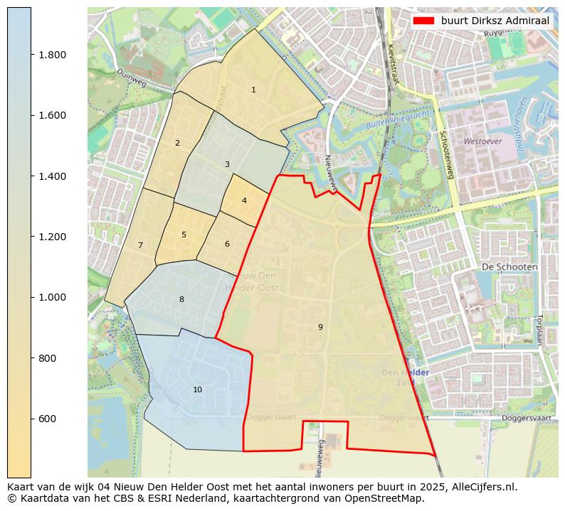 Afbeelding van de buurt Dirksz Admiraal op de kaart.