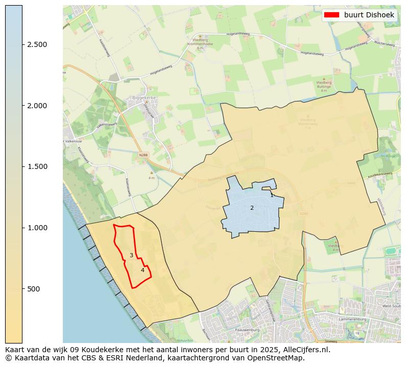 Afbeelding van de buurt Dishoek op de kaart.