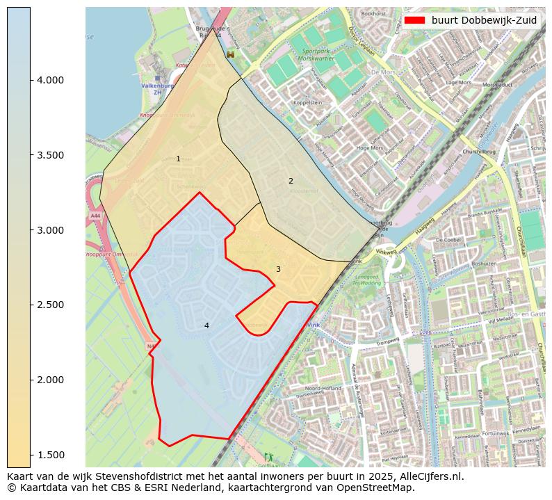 Afbeelding van de buurt Dobbewijk-Zuid op de kaart.