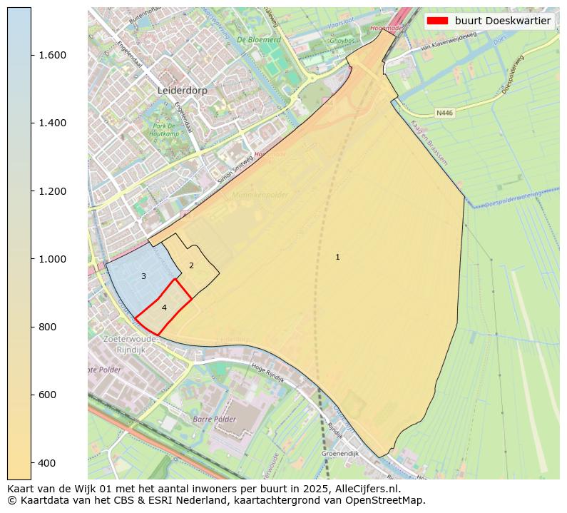 Afbeelding van de buurt Doeskwartier op de kaart.