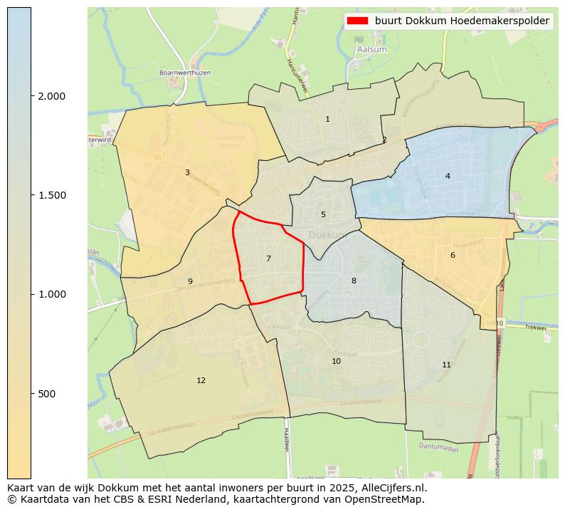 Afbeelding van de buurt Dokkum Hoedemakerspolder op de kaart.