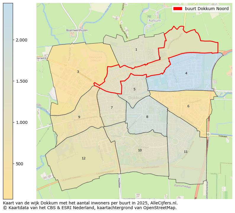 Afbeelding van de buurt Dokkum Noord op de kaart.