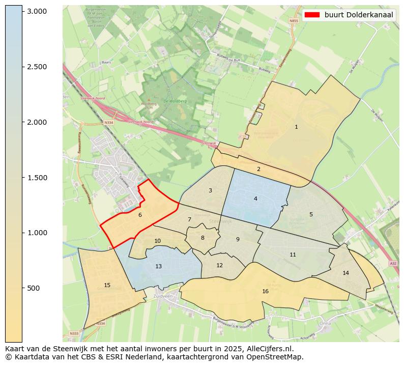 Afbeelding van de buurt Dolderkanaal op de kaart.