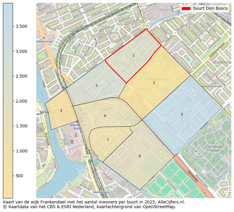 Afbeelding van de buurt Don Bosco op de kaart.
