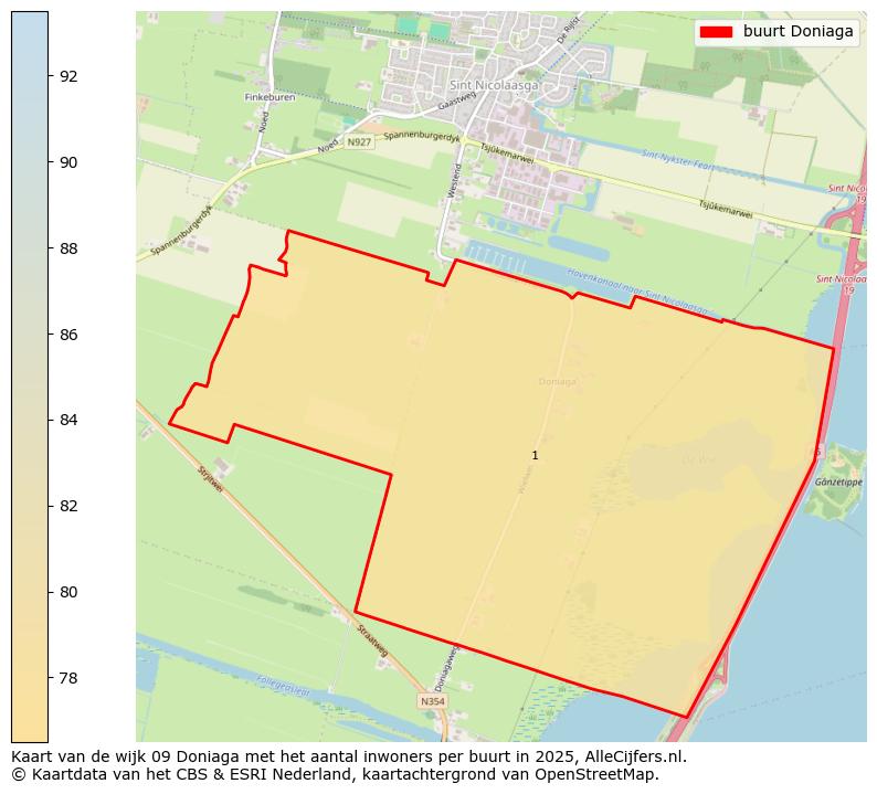 Afbeelding van de buurt Doniaga op de kaart.