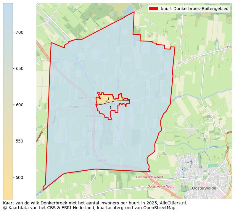 Afbeelding van de buurt Donkerbroek-Buitengebied op de kaart.