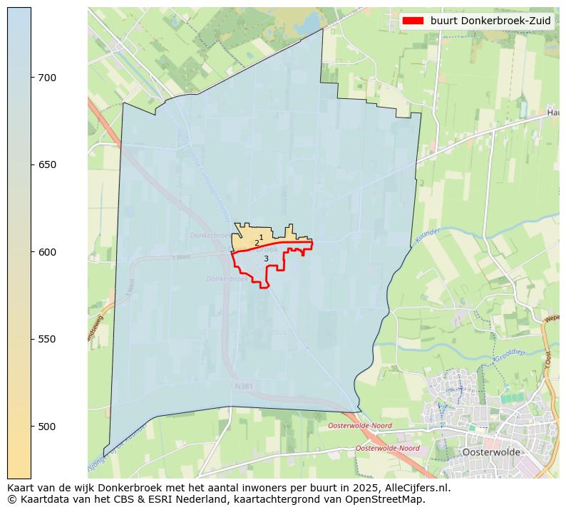Afbeelding van de buurt Donkerbroek-Zuid op de kaart.
