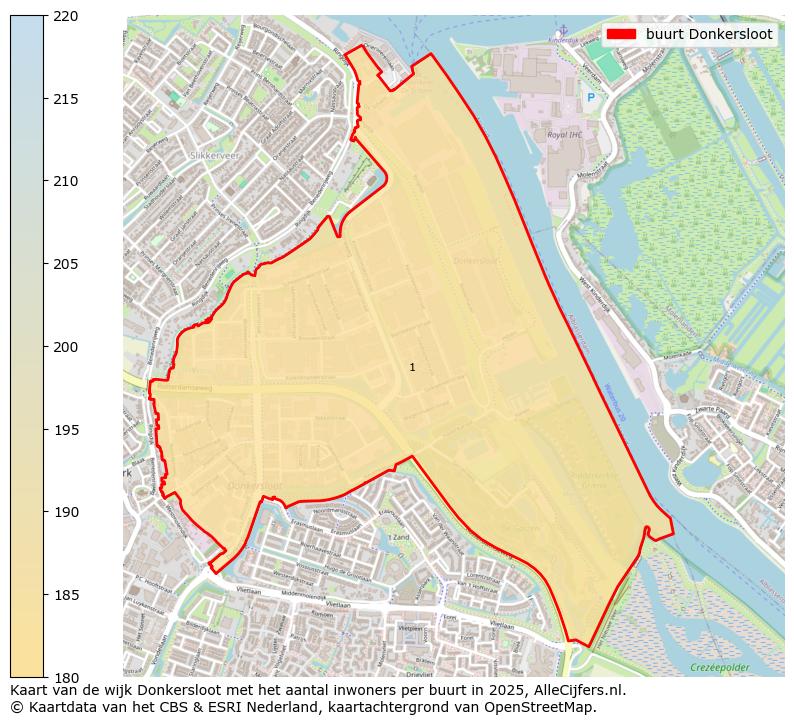 Afbeelding van de buurt Donkersloot op de kaart.