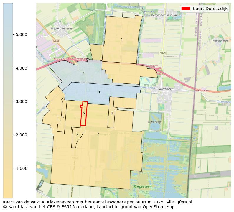 Afbeelding van de buurt Dordsedijk op de kaart.