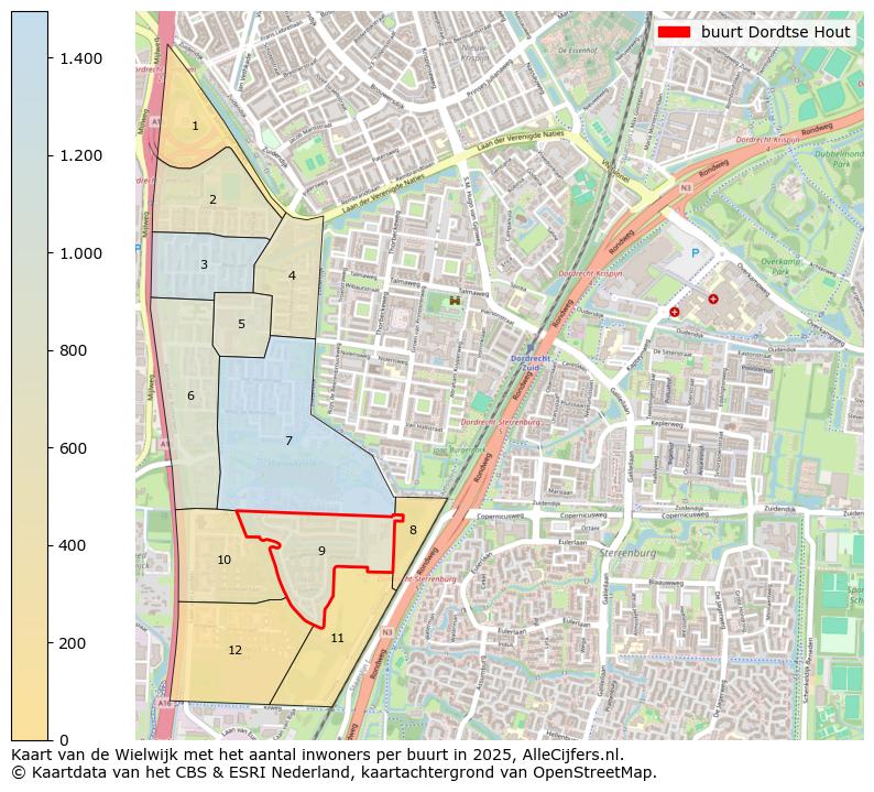 Afbeelding van de buurt Dordtse Hout op de kaart.