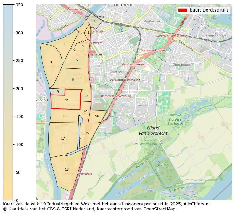 Afbeelding van de buurt Dordtse Kil I op de kaart.