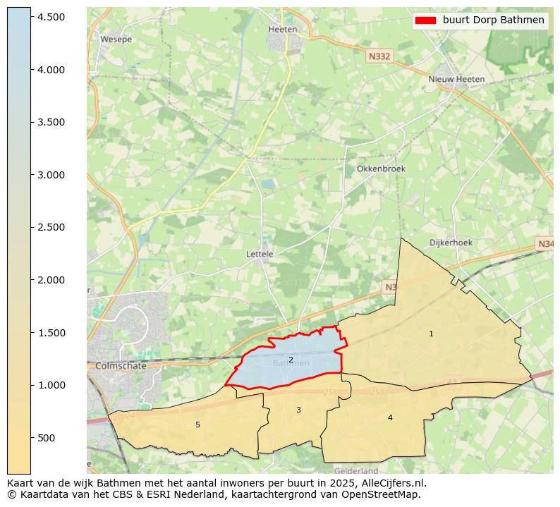 Afbeelding van de buurt Dorp Bathmen op de kaart.