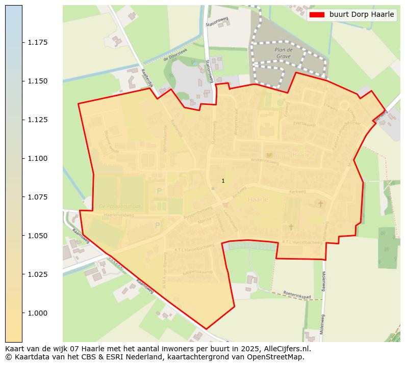 Afbeelding van de buurt Dorp Haarle op de kaart.