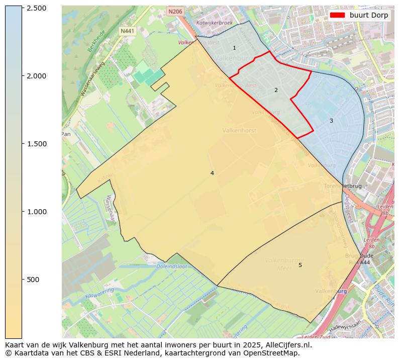 Afbeelding van de buurt Dorp op de kaart.