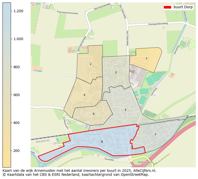 Afbeelding van de buurt Dorp op de kaart.