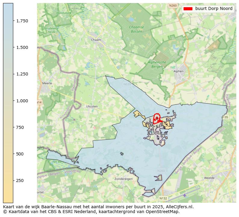 Afbeelding van de buurt Dorp Noord op de kaart.