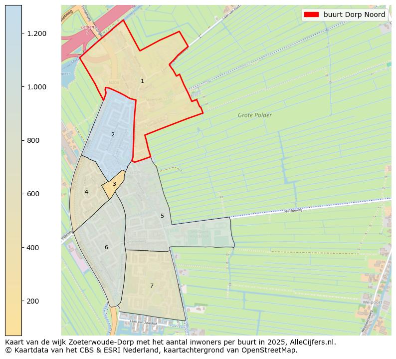 Afbeelding van de buurt Dorp Noord op de kaart.