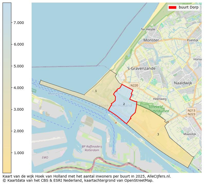 Afbeelding van de buurt Dorp op de kaart.