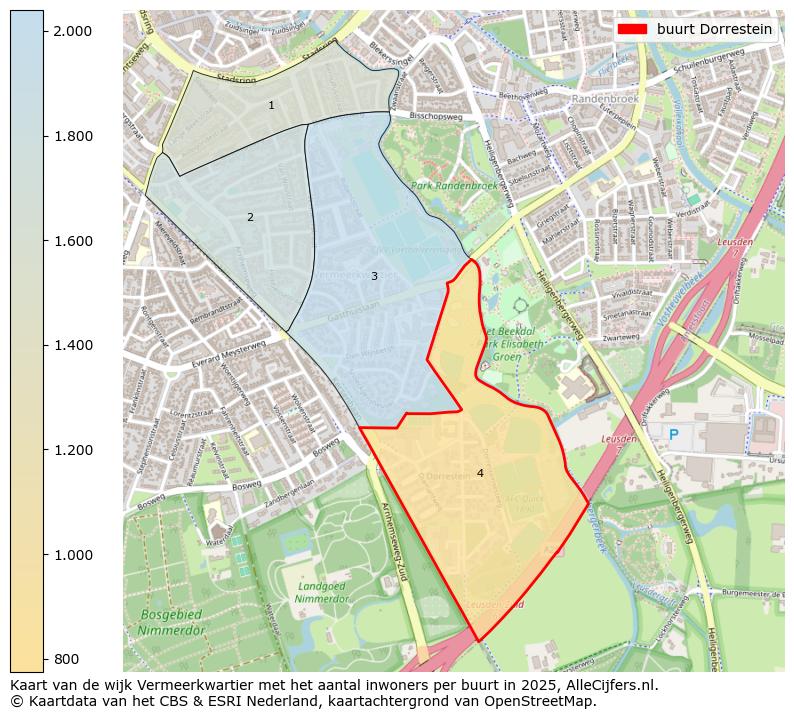 Afbeelding van de buurt Dorrestein op de kaart.