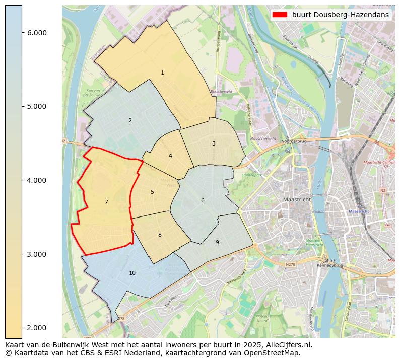 Afbeelding van de buurt Dousberg-Hazendans op de kaart.