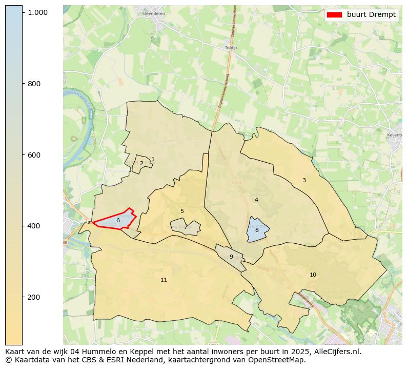 Afbeelding van de buurt Drempt op de kaart.