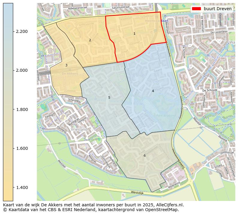 Afbeelding van de buurt Dreven op de kaart.
